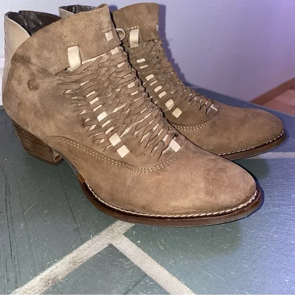 Rebel Cori Suede Leather Booties - Picture 2 of 5